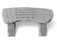 Stone Bench - Gone yet not forgotten...