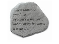 Garden Stone - When someone you love becomes...